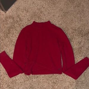 red sweater